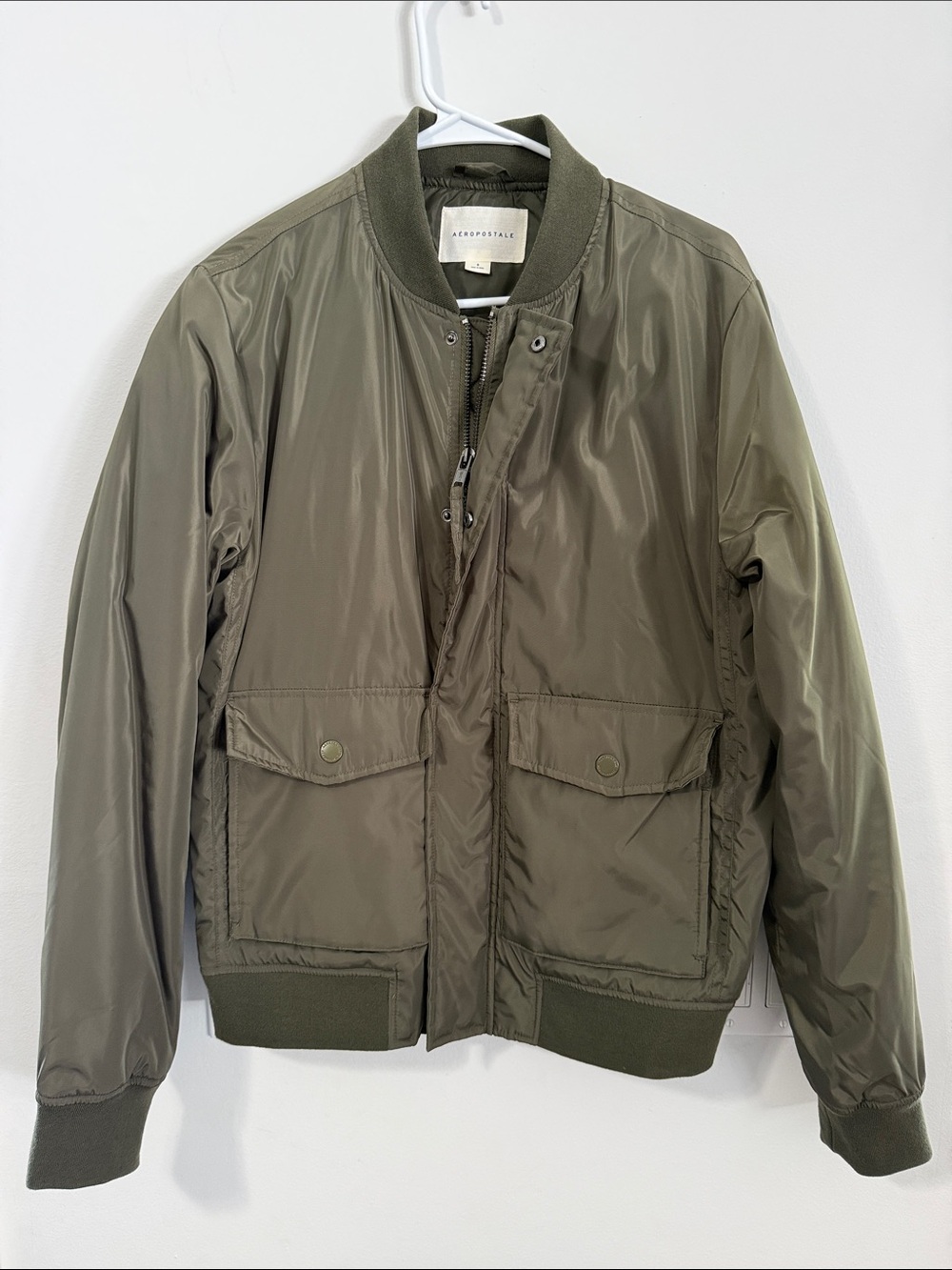 Aeropostale Men's Olive Bomber Jacket